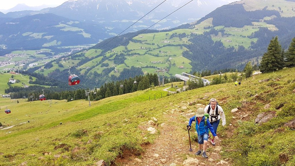 "Enkel voor ervaren wandelaars" en inderdaad... we moesten terugkeren. 